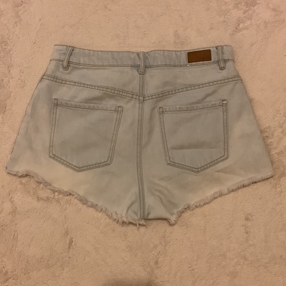 Garage Festival Shorts Light Wash with Embroidery Size 09 - Picture 2 of 5